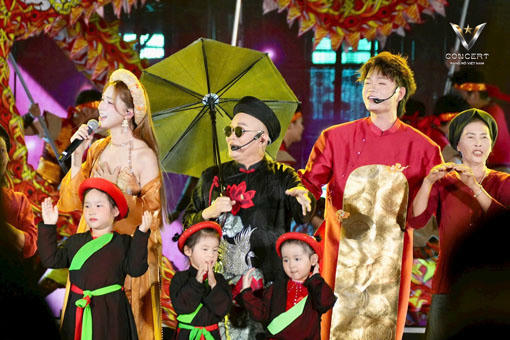 Các nghệ sĩ biểu diễn tại concert Rạng rỡ Việt Nam. (Ảnh: BTC)