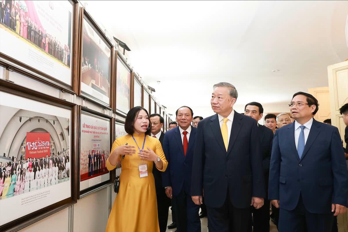 Tổng Bí thư Tô Lâm dự kỷ niệm 80 năm Ngày truyền thống Ngành Văn hóa