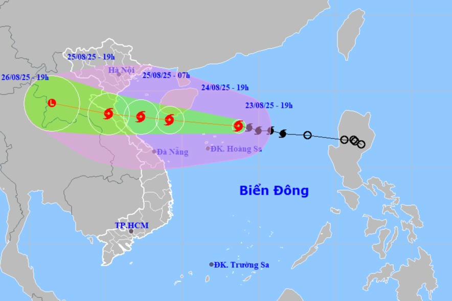 Bão số 5 có sức gió ngang bão Yagi, có thể mạnh hơn bão Doksuri 2017 Bão số 5 có sức gió ngang bão Yagi, có thể mạnh hơn bão Doksuri 2017