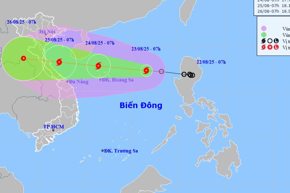 Tin bão khẩn cấp – cơn bão số 5 Tin bão khẩn cấp – cơn bão số 5