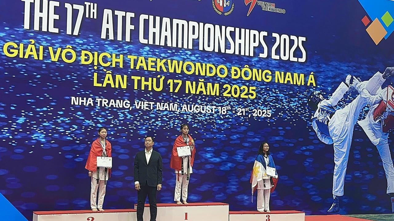 Vận động viên Taekwondo Lai Châu giành Huy chương Vàng tại Giải vô địch và Trẻ Taekwondo Đông Nam Á 2025