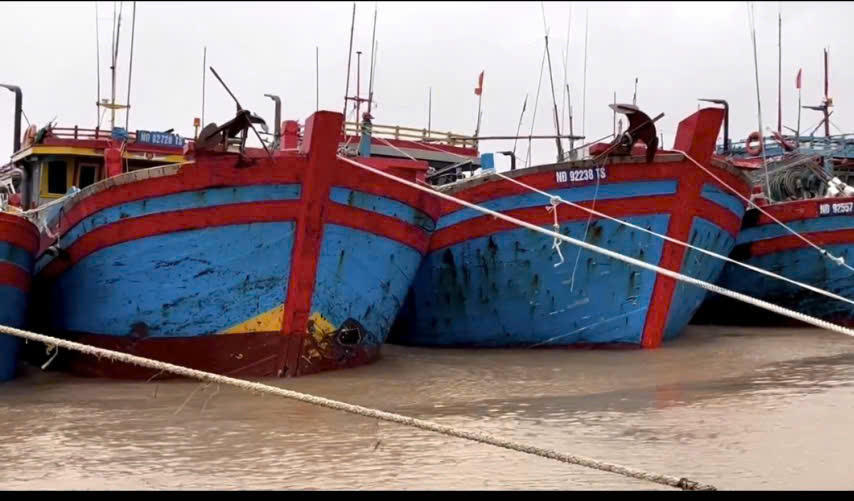 Tàu cá của ngư dân xã Hải Thịnh, tỉnh Ninh Bình. Ảnh minh hoạ

