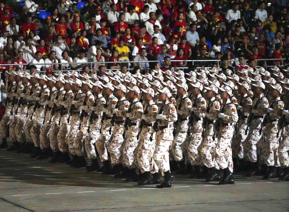 Hợp luyện diễu binh diễu hành lần 2 kỷ niệm 80 năm Quốc khánh 2/9 thành công tốt đẹp