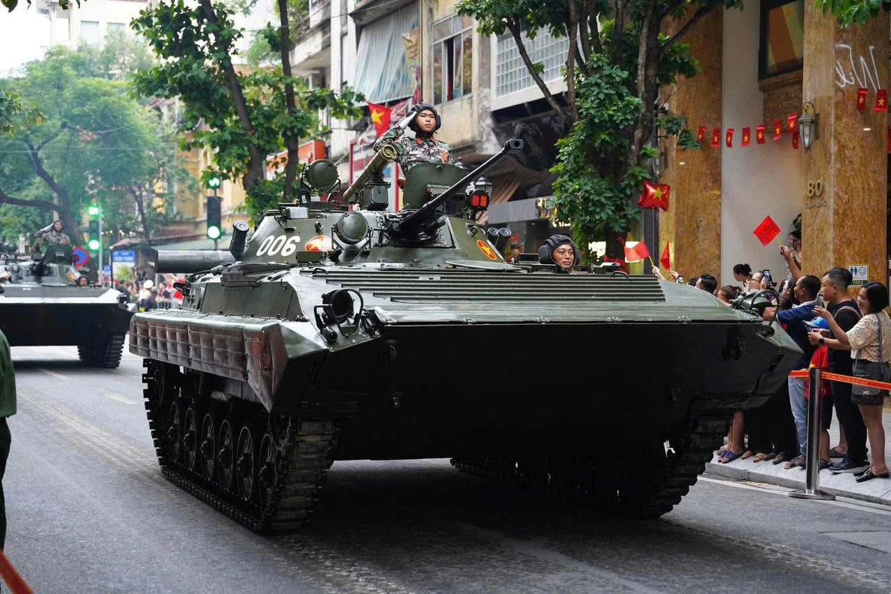 Hình ảnh ghi nhận trên phố Cửa Bắc (Hà Nội). Ảnh: Nga Thanh