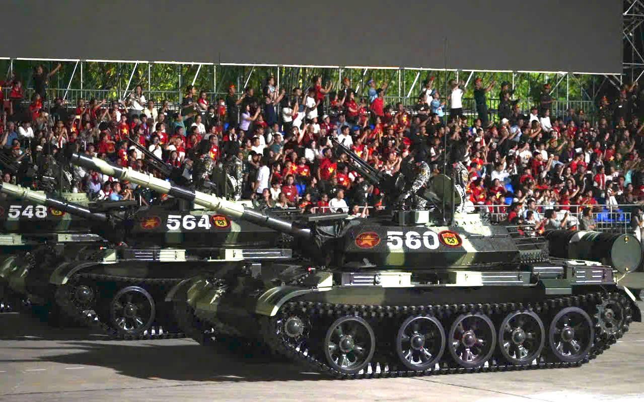 Hợp luyện diễu binh diễu hành lần 2 kỷ niệm 80 năm Quốc khánh 2/9 thành công tốt đẹp