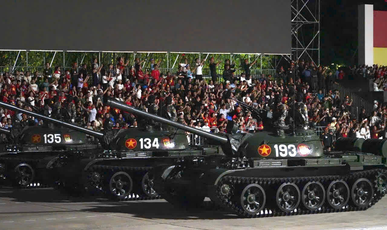 Hợp luyện diễu binh diễu hành lần 2 kỷ niệm 80 năm Quốc khánh 2/9 thành công tốt đẹp