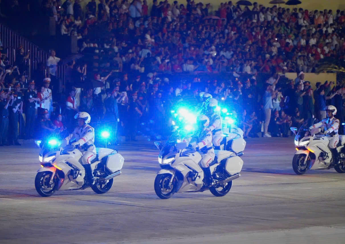 Hợp luyện diễu binh diễu hành lần 2 kỷ niệm 80 năm Quốc khánh 2/9 thành công tốt đẹp