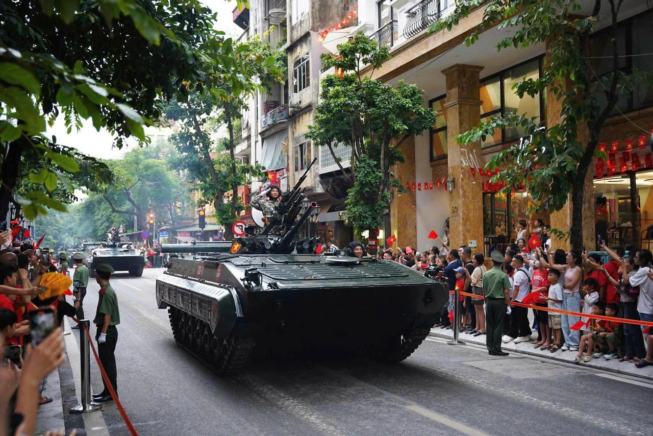 Hợp luyện diễu binh diễu hành lần 2 kỷ niệm 80 năm Quốc khánh 2/9 thành công tốt đẹp