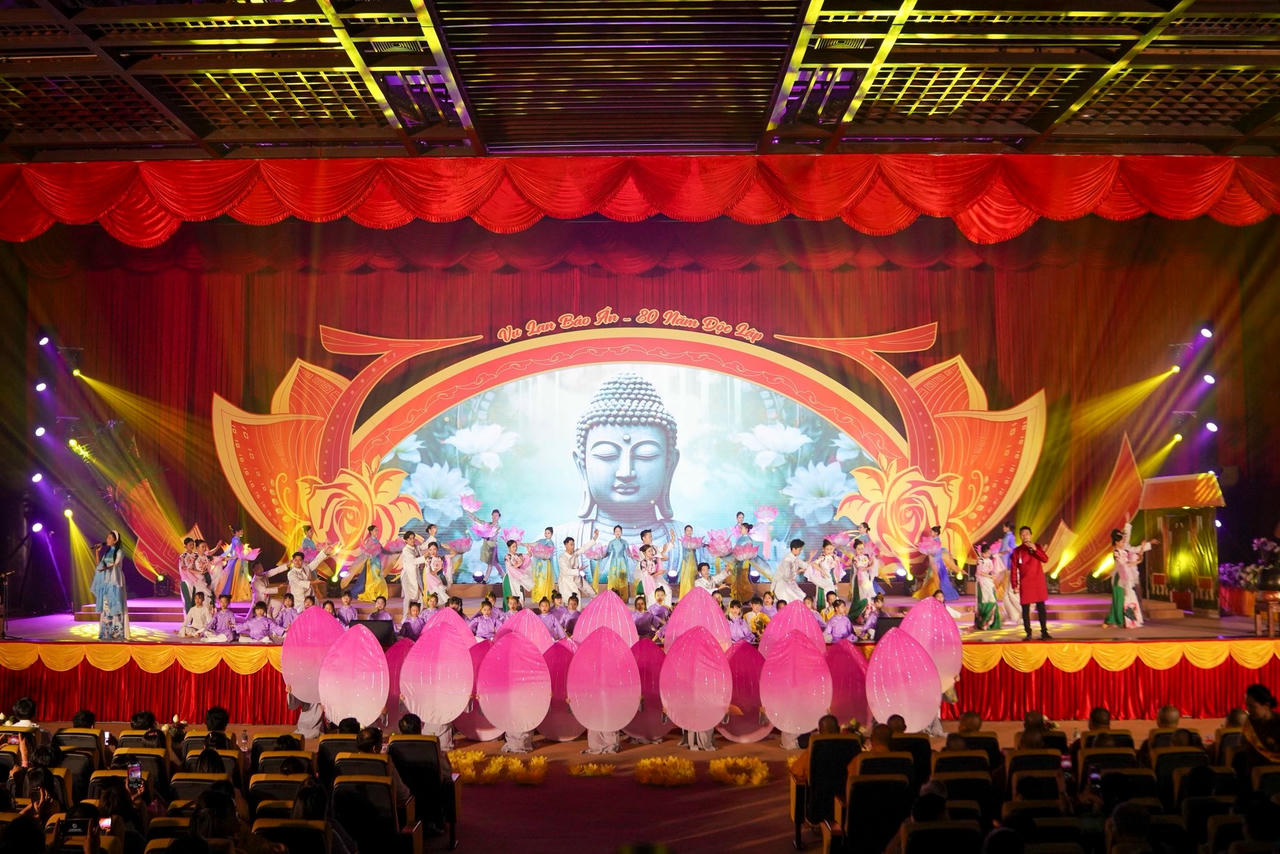 Một tiết mục nghệ thuật trong chương trình.