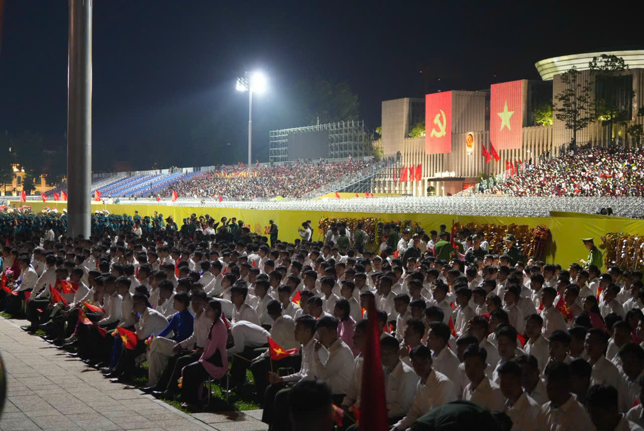 Hợp luyện diễu binh diễu hành lần 2 kỷ niệm 80 năm Quốc khánh 2/9 thành công tốt đẹp