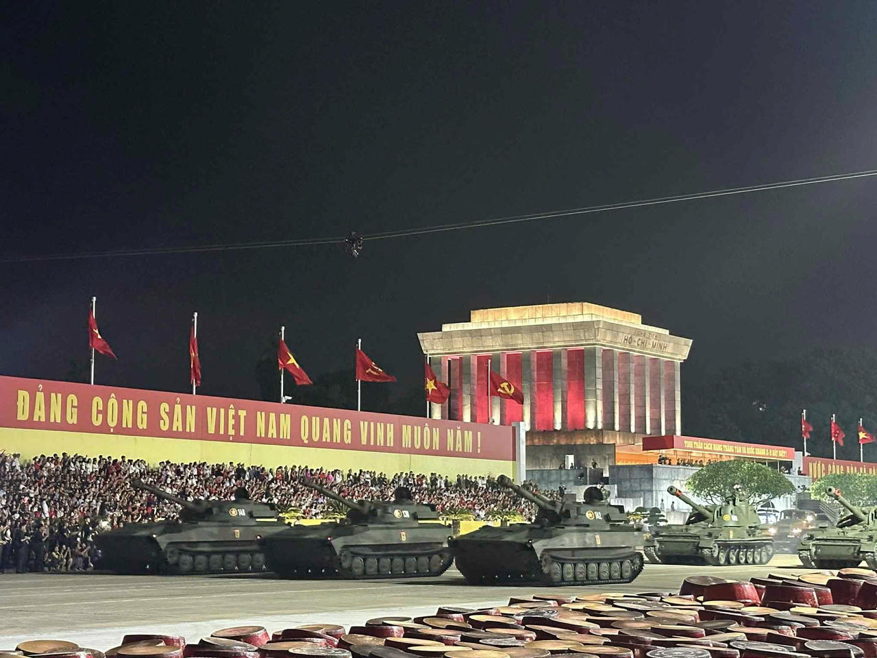 Hợp luyện diễu binh diễu hành lần 2 kỷ niệm 80 năm Quốc khánh 2/9 thành công tốt đẹp