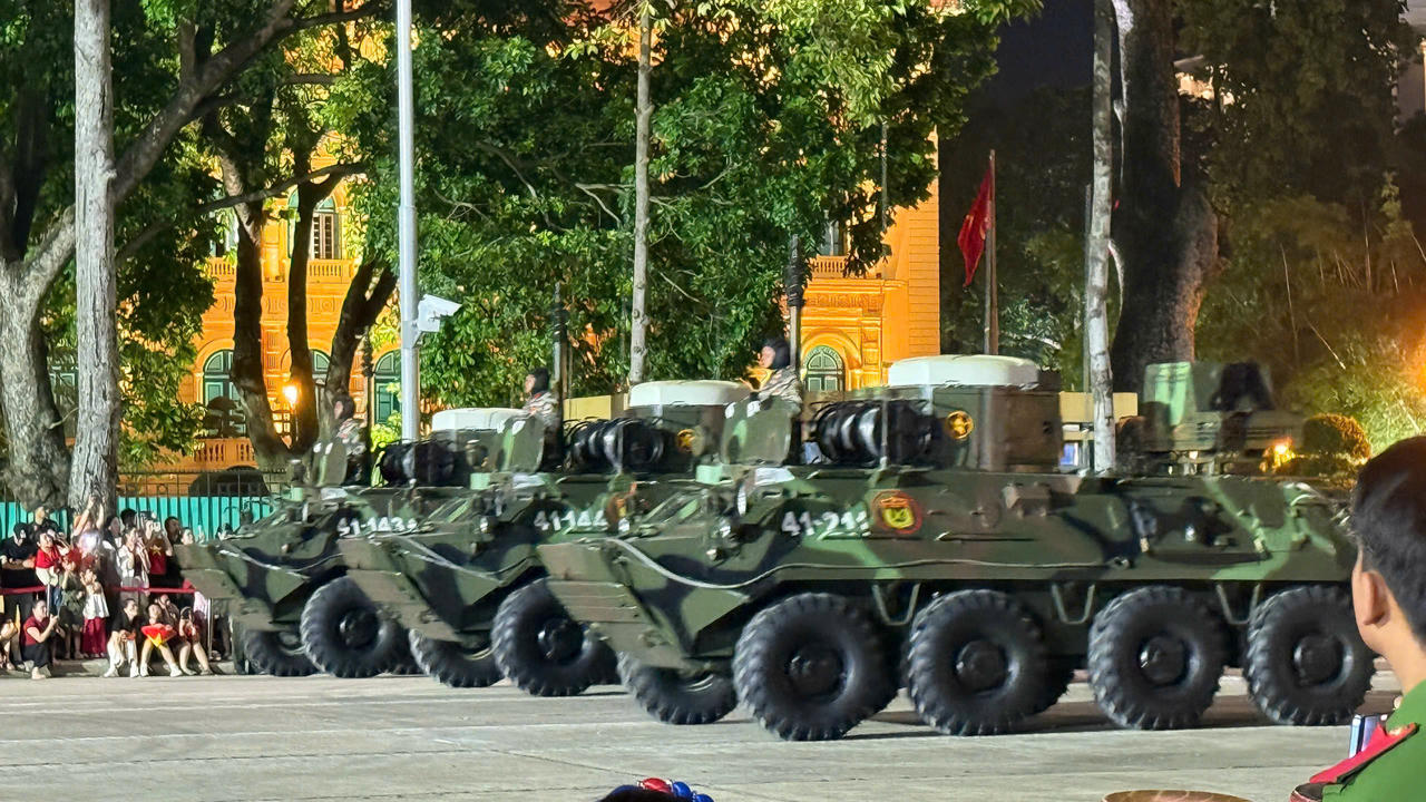 Hợp luyện diễu binh diễu hành lần 2 kỷ niệm 80 năm Quốc khánh 2/9 thành công tốt đẹp