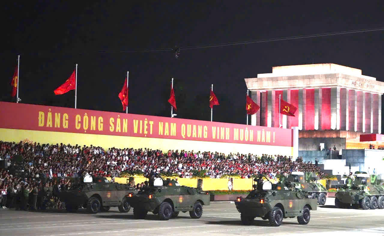 Hợp luyện diễu binh diễu hành lần 2 kỷ niệm 80 năm Quốc khánh 2/9 thành công tốt đẹp