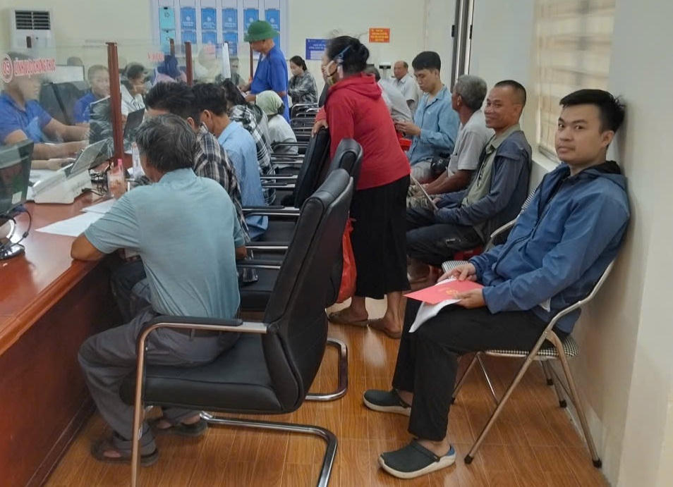 Hiện xã Tuệ Tĩnh (TP. Hải Phòng) đang chứng thực khoảng 40-45 hồ sơ/ngày, hộ tịch 10-15 hồ sơ/ngày.