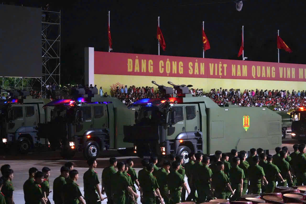 Hợp luyện diễu binh diễu hành lần 2 kỷ niệm 80 năm Quốc khánh 2/9 thành công tốt đẹp