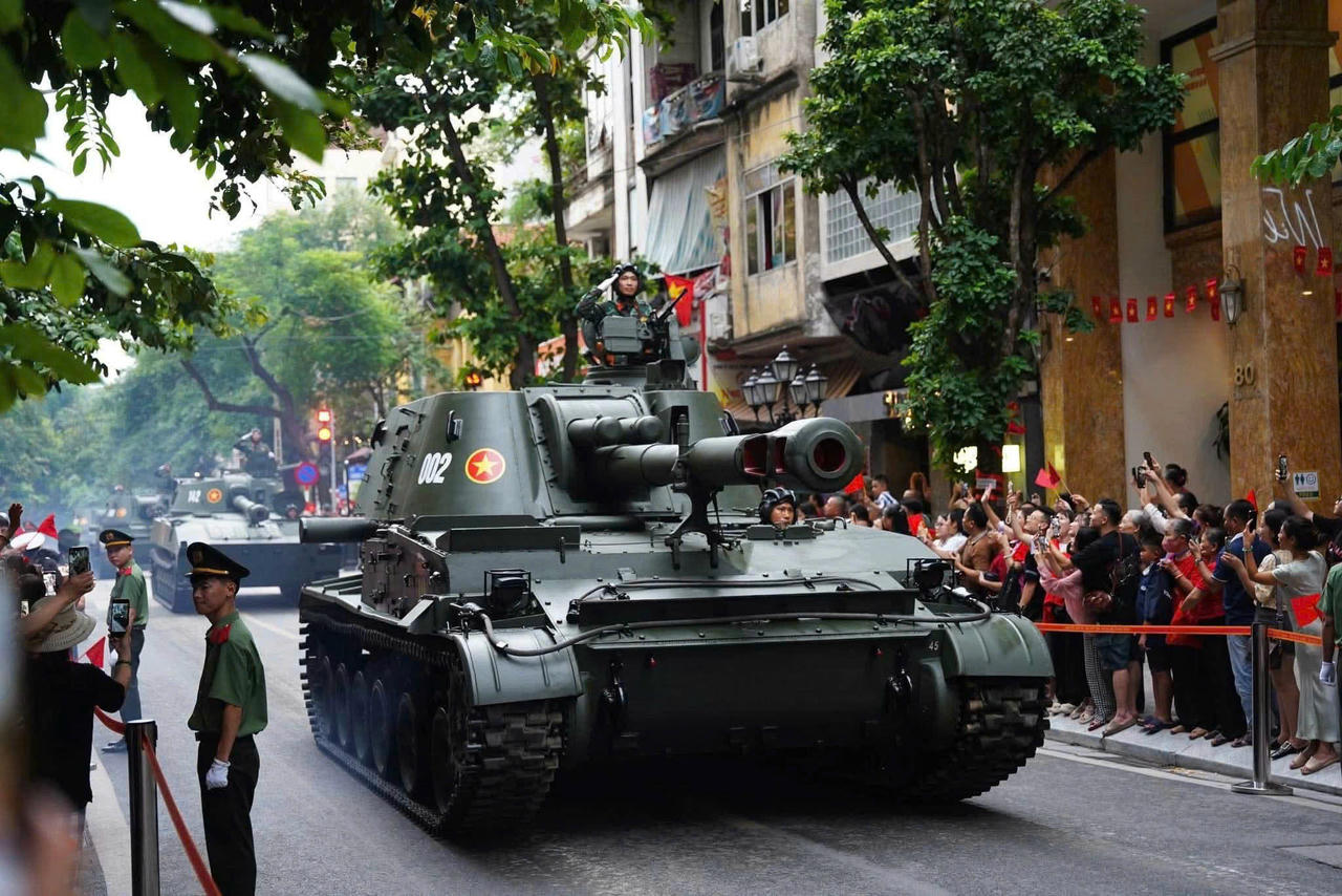 Hợp luyện diễu binh diễu hành lần 2 kỷ niệm 80 năm Quốc khánh 2/9 thành công tốt đẹp