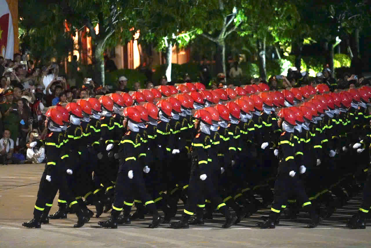 Hợp luyện diễu binh diễu hành lần 2 kỷ niệm 80 năm Quốc khánh 2/9 thành công tốt đẹp