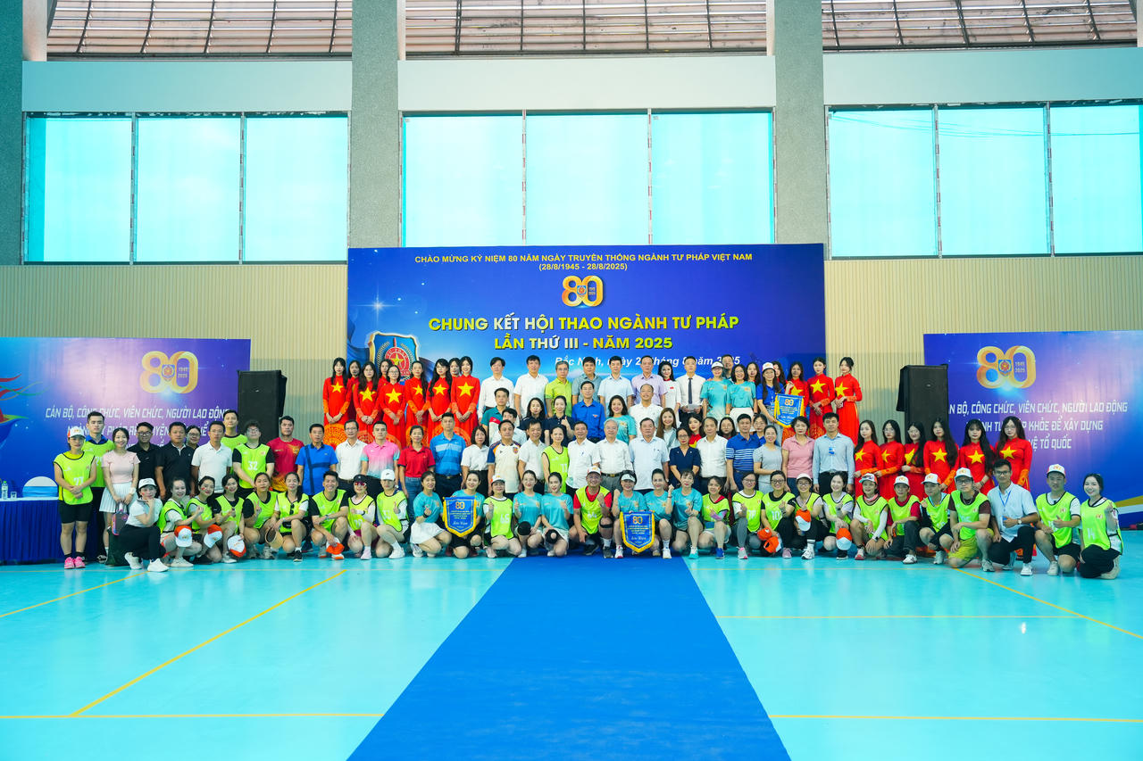 Chung kết Hội thao ngành Tư pháp lần thứ III, năm 2025