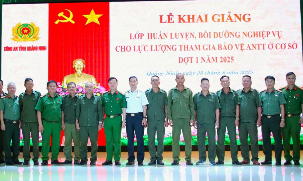 Quảng Ninh: Bồi dưỡng nghiệp vụ cho lực lượng bảo vệ ANTT ở cơ sở