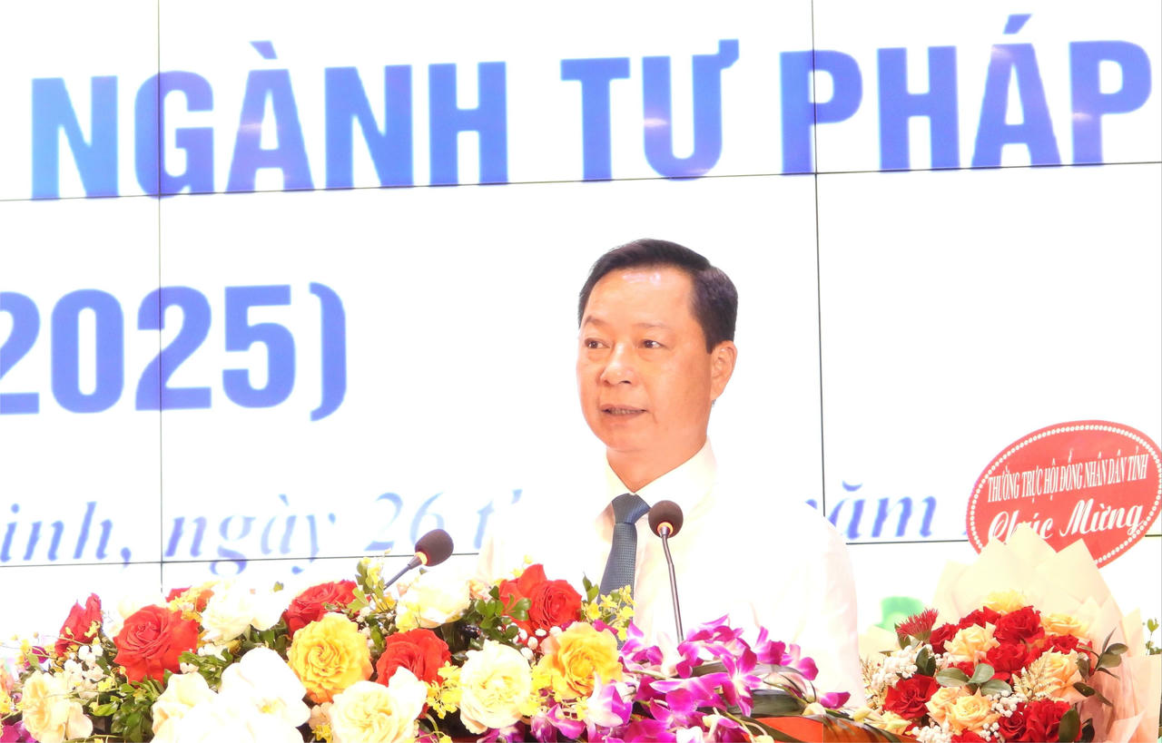 Ông Lê Văn Ánh, Phó Chủ tịch UBND tỉnh Quảng Ninh phát biểu tại buổi lễ