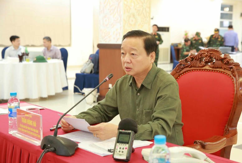 Phó Thủ tướng Trần Hồng Hà: Khẩn trương khắc phục hậu quả bão lũ, sớm ổn định cuộc sống nhân dân