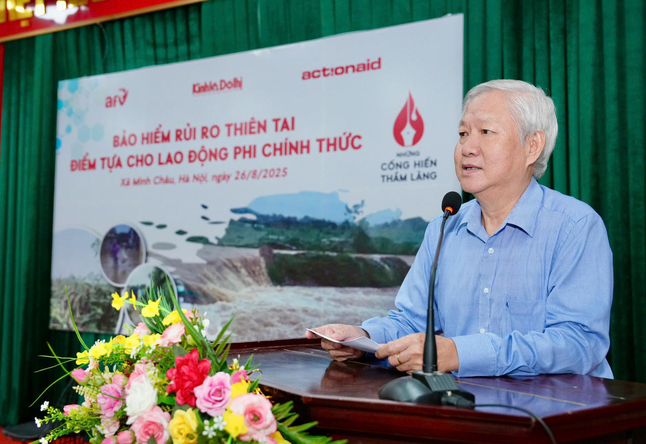 Ông Tạ Việt Anh phát biểu