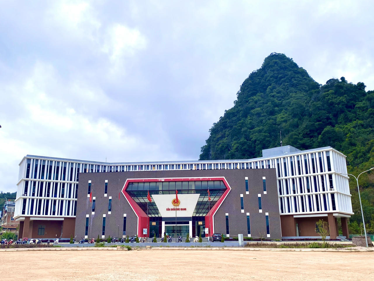 Cửa khẩu Sóc Giang - Cao Bằng (Ảnh: Lê Hanh)