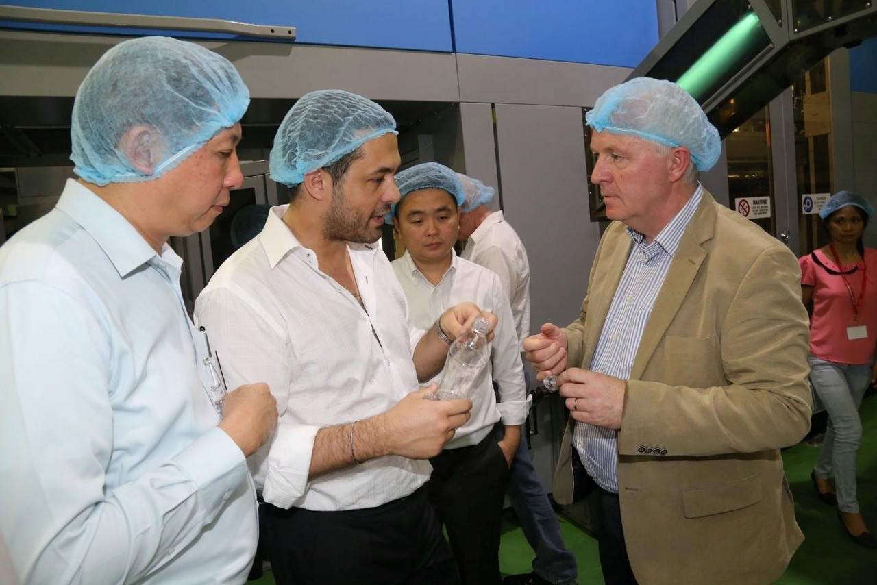 Phái đoàn chuyên gia của GEA tham quan, làm việc tại nhà máy Tân Hiệp Phát.