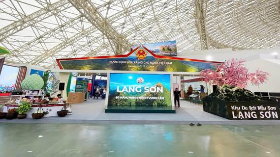 Gian trưng bày của UBND tỉnh Lạng Sơn.