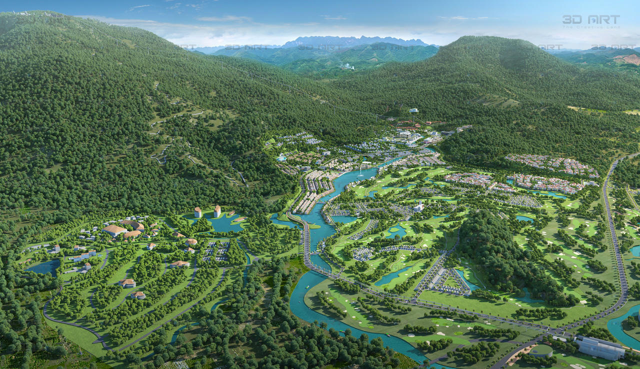 Phối cảnh minh họa dự án.