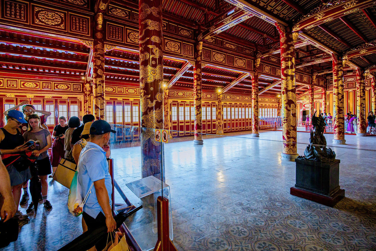 Thời gian qua, công tác bảo vệ cho di tích luôn được chú trọng với hệ thống an ninh và giám sát hiện đại, phù hợp