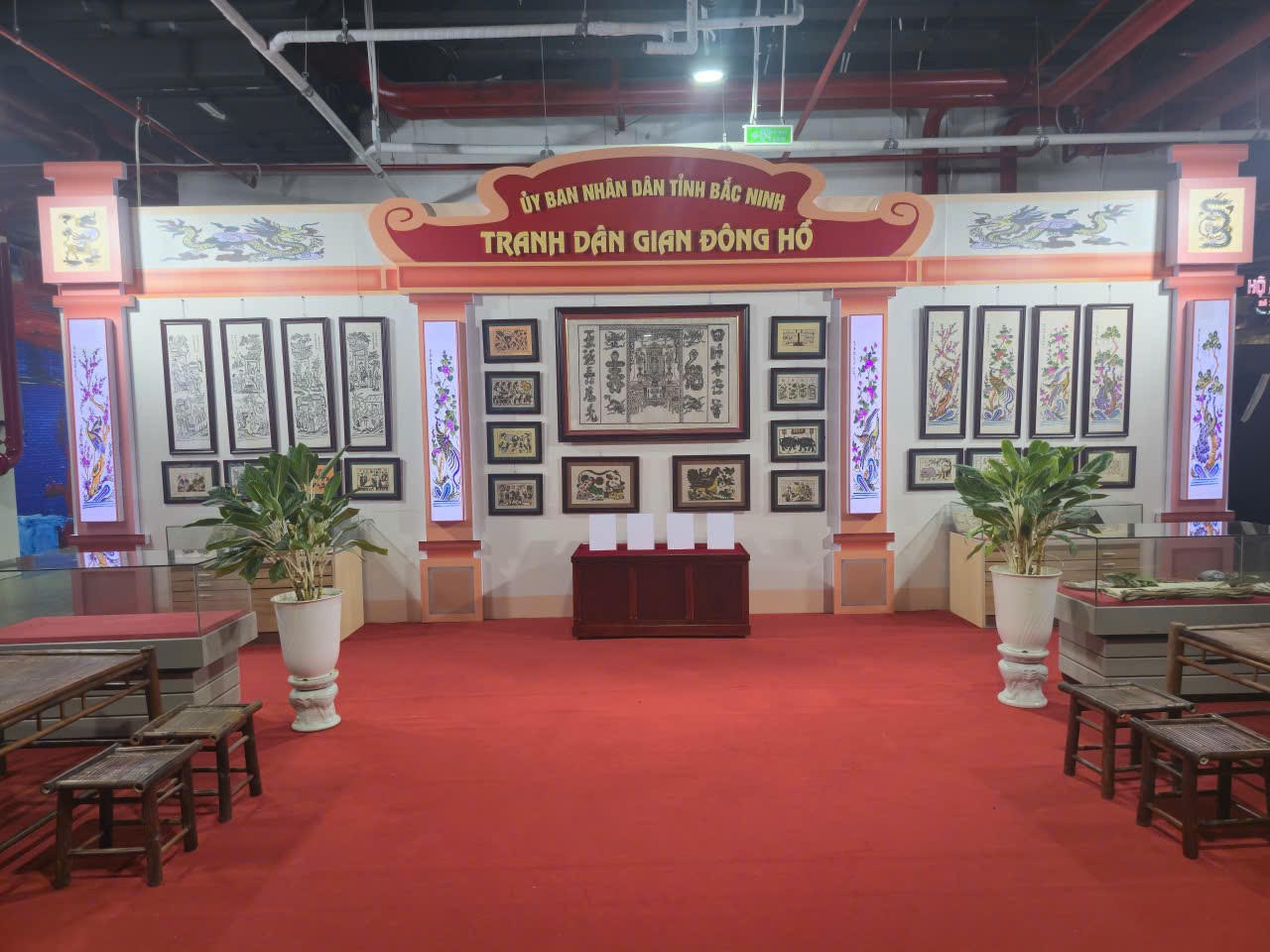 Nghệ nhân làng tranh Đông Hồ sẽ trình diễn quy trình làm tranh, khắc gỗ, in ấn với những tác phẩm nổi tiếng.