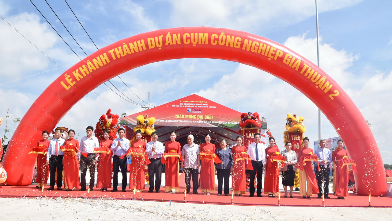 Lễ khánh thành Dự án cụm công nghiệp Gia Thuận 2.