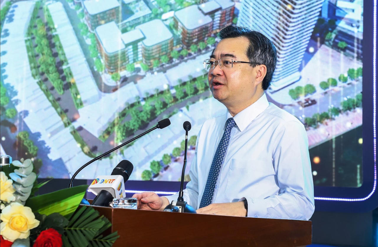 Ông Nguyễn Thanh Nghị - Trưởng Ban Chính sách, Chiến lược Trung ương phát biểu tại sự kiện. 