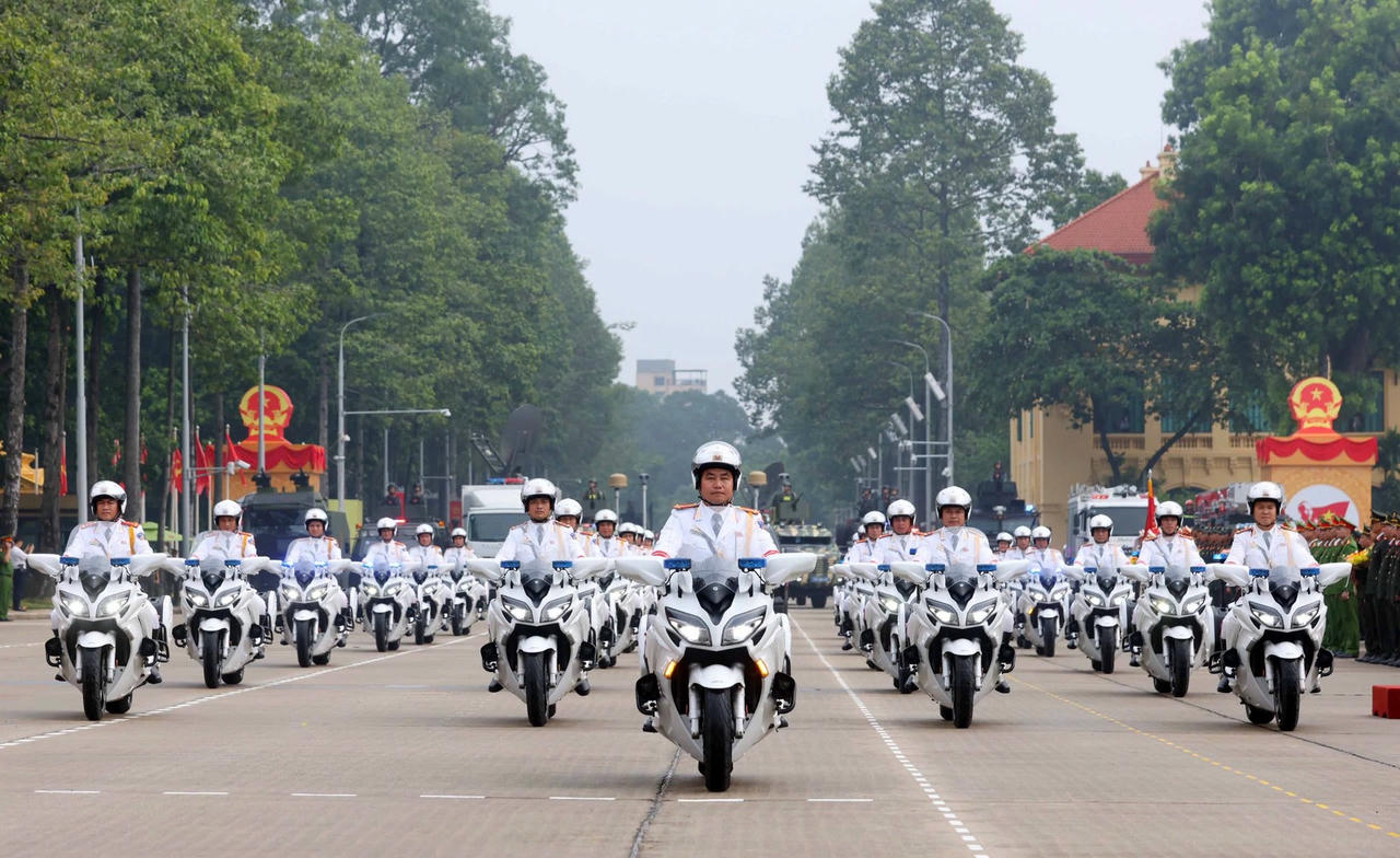  Bộ Công an xuất quân, bảo vệ tuyệt đối an ninh, an toàn Lễ kỷ niệm