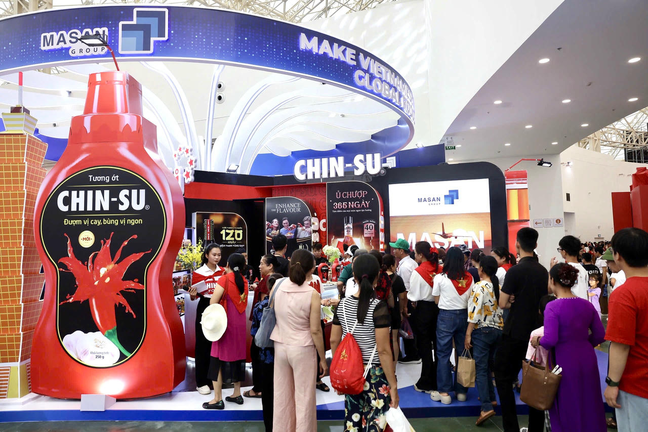 Masan giới thiệu nhiều thương hiệu mạnh tại Triển lãm Thành tựu 80 năm đất nước