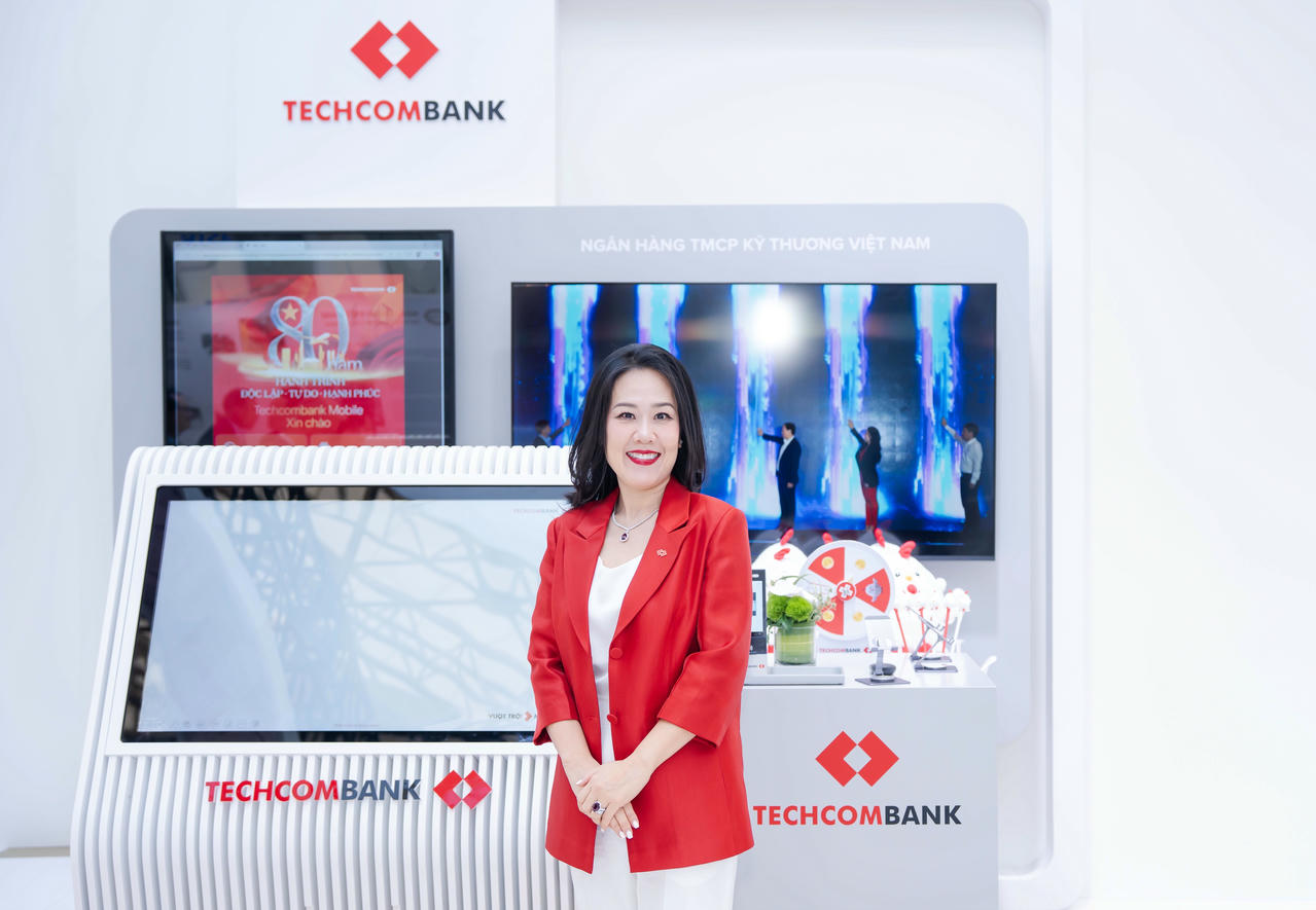 Bà Thái Minh Diễm Tú - Giám đốc khối Tiếp thị của Techcombank.