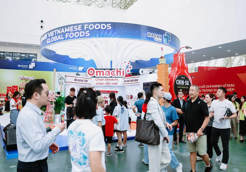 Gian triển lãm của Masan thu hút nhiều du khách.