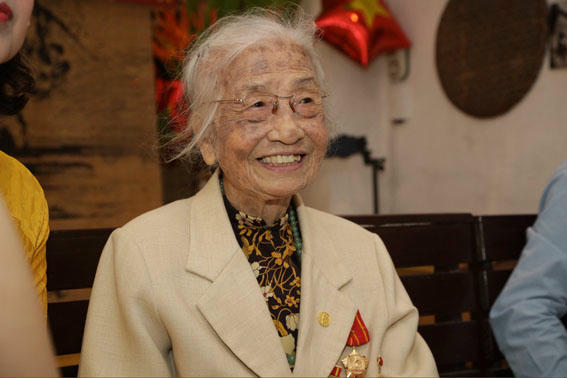 Bà Công Thị Thu. (Ảnh: Hồng Đăng)