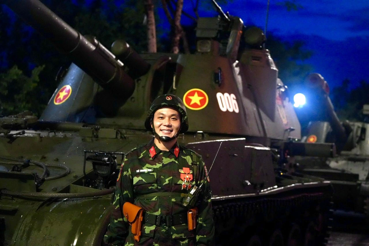 Đại úy Vũ Minh Trí, Bộ Tư lệnh Pháo binh Tên lửa - Chỉ huy xe Pháo Su tự hành 152