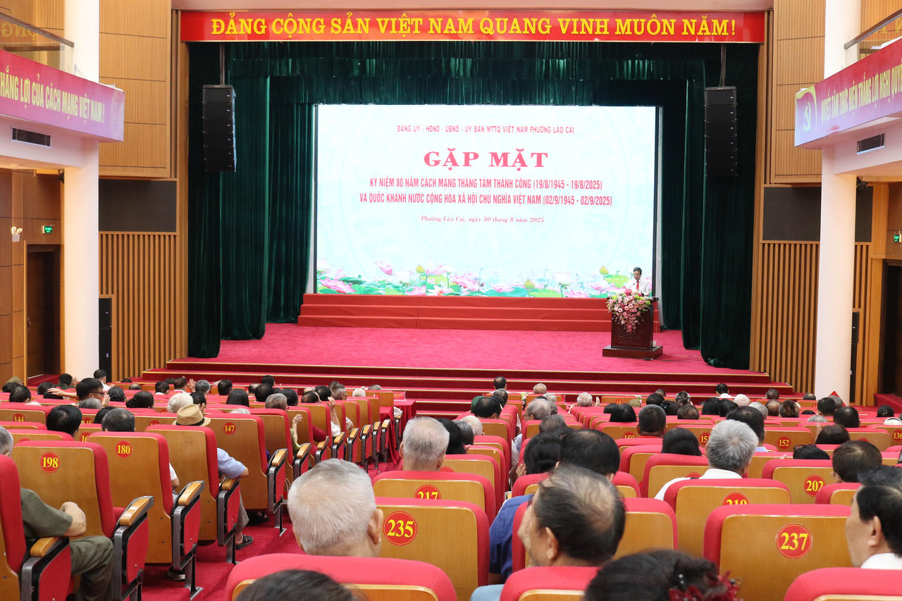 Quang cảnh buổi lễ