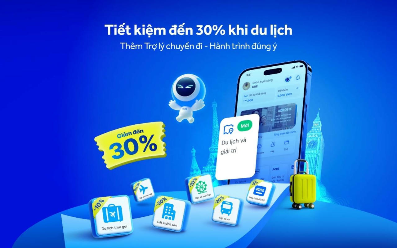 Song hành cùng chính sách từ Nhà nước, ACB triển khai combo quà tặng trị giá đến 350.000 đồng cho khách hàng trên hành trình số hóa: mở tài khoản ACB trực tuyến (eKYC), liên kết ACB với ứng dụng VNeID, giao dịch hằng ngày và tận hưởng nhiều tiện ích số.