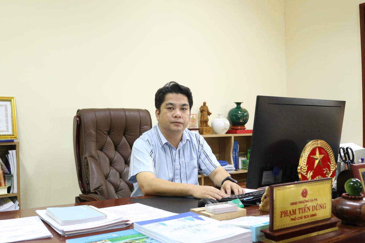Ông Phạm Tiến Dũng, Phó Chủ tịch UBND phường Sa Pa