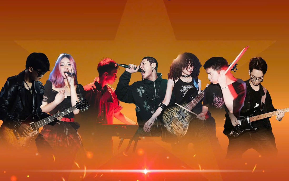 Ban nhạc Blue Whales với sự trình diễn đầy phóng khoáng (ảnh BTC).