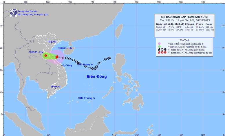 Chính phủ chỉ đạo 5 tỉnh Trung Bộ khẩn trương sơ tán dân, ứng phó bão số 6