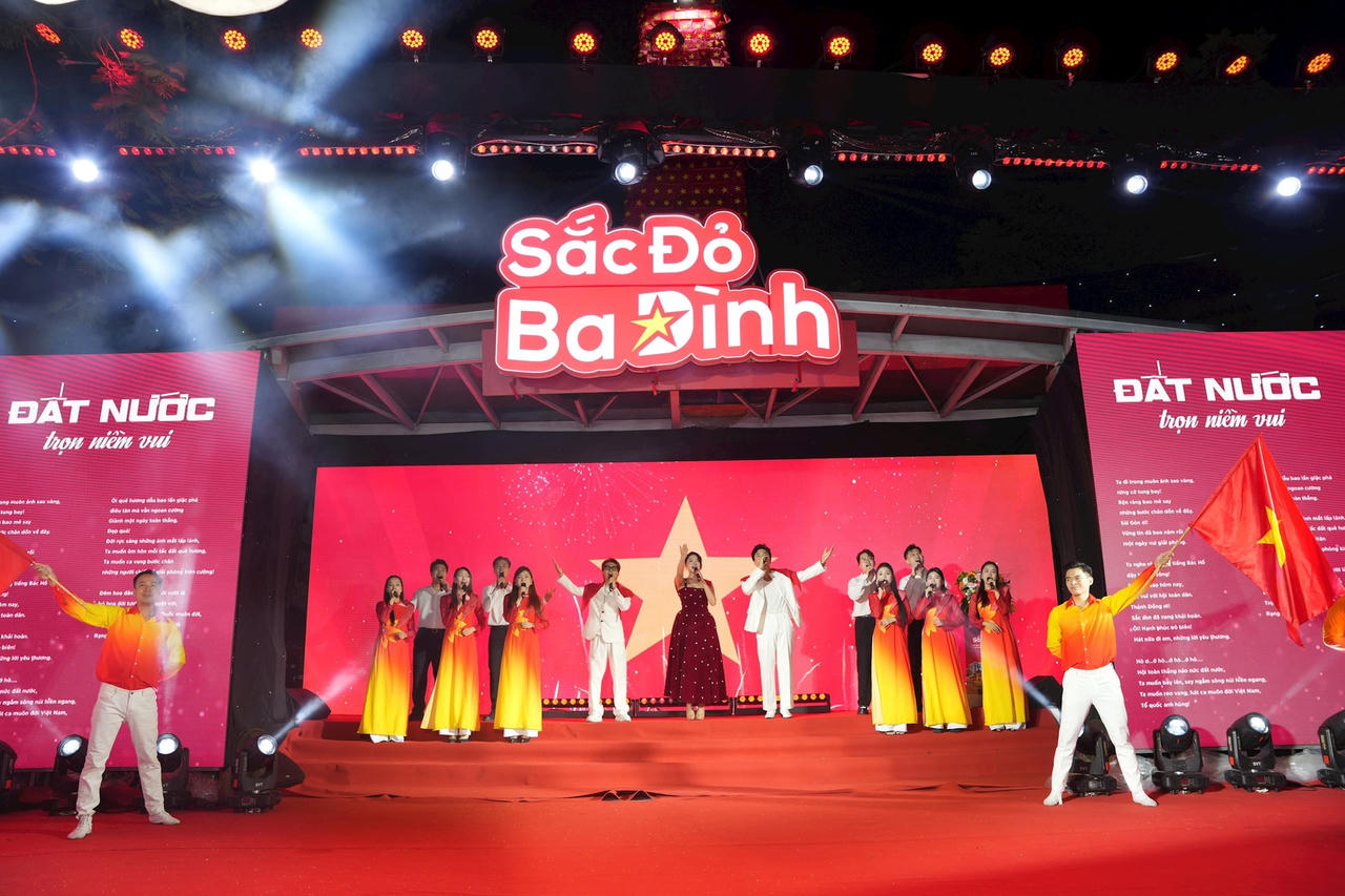 Chương trình “Sắc đỏ Ba Đình” kéo dài tới hết ngày 2/9/2025. (Ảnh: BTC)
