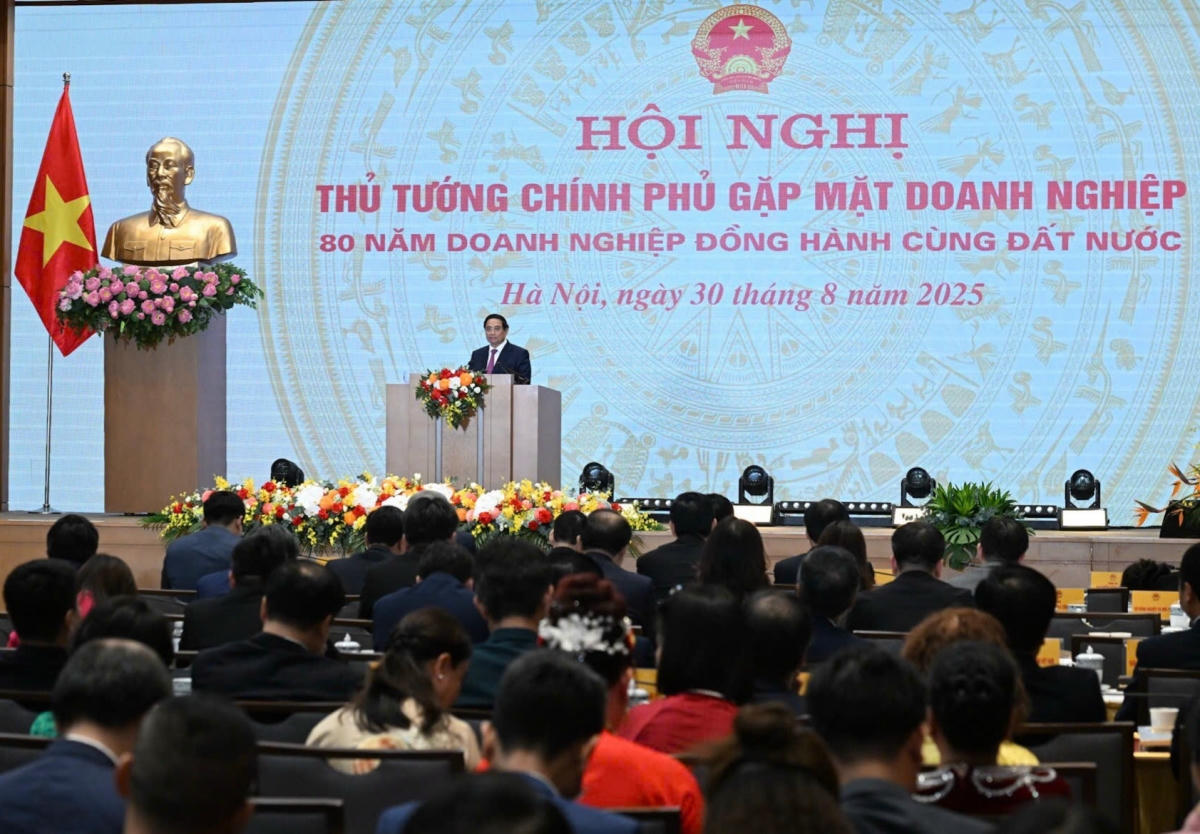 Chính phủ chủ trì Hội nghị gặp mặt doanh nghiệp với chủ đề "80 năm doanh nghiệp đồng hành cùng đất nước".