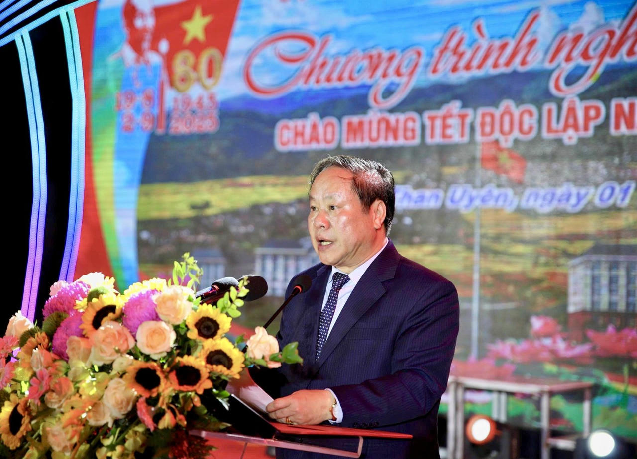 Ông Tống Thanh Hải phát biểu chào mừng.