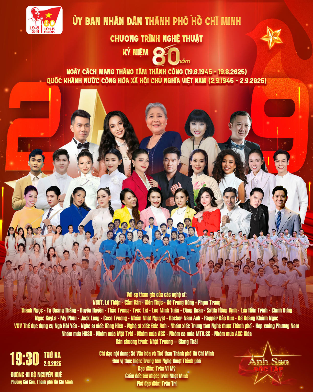 Lần đầu tiên một chương trình nghệ thuật được truyền hình trực tiếp đồng thời tại ba điểm cầu TP.HCM - Bình Dương - Vũng Tàu