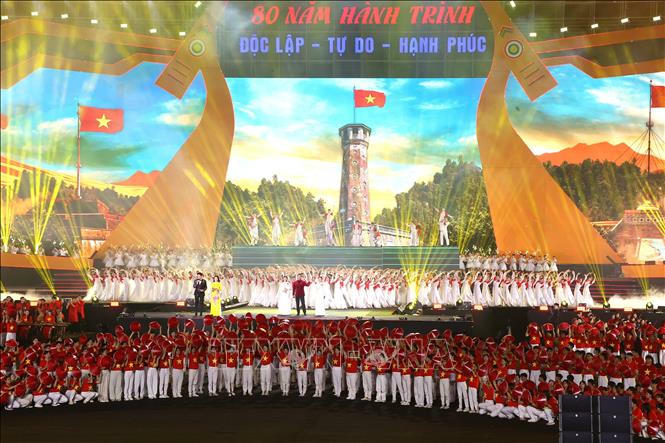 Hình ảnh tại chương trình. Ảnh: TTXVN